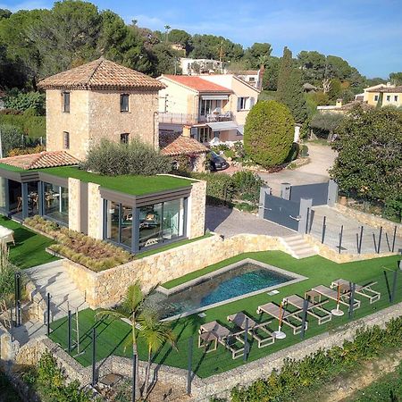 Immogroom - Superbe Villa - Piscine - Vue Mer - Parking - Clim Vallauris Eksteriør billede